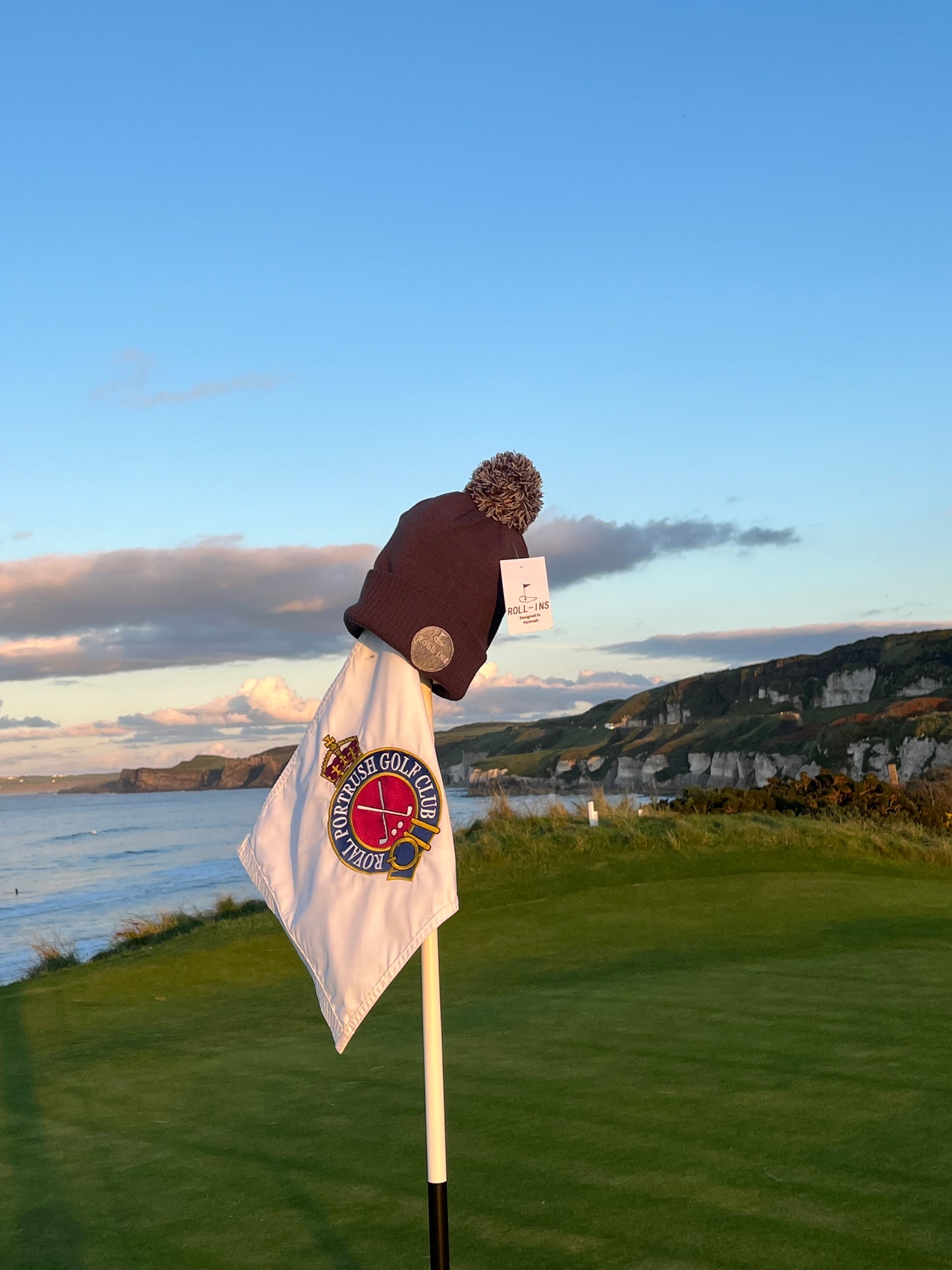 Golf Beanie, Front side
